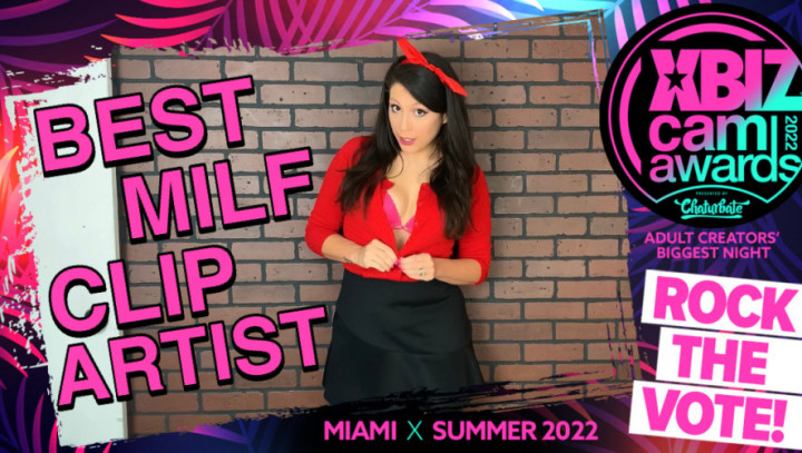 Please Vote for Me in the XBIZ Cam Award - April 19, 2022