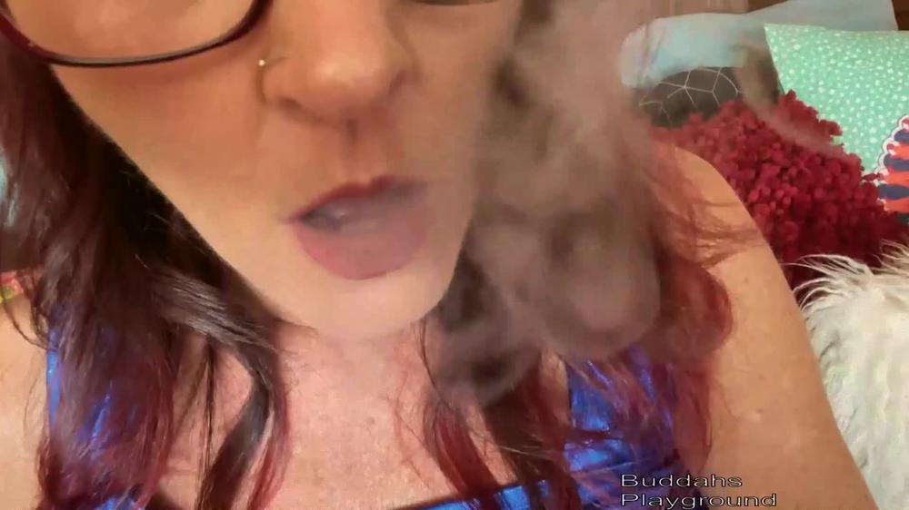 Buddahsplayground Sensual Hookah Smoking Redhead