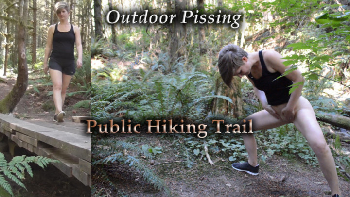 Outdoor Pissing Public Trail - Jul 31, 2018