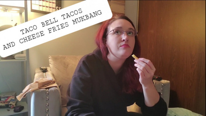 Taco Bell Tacos and Cheese Fries Mukbang - December 13, 2020