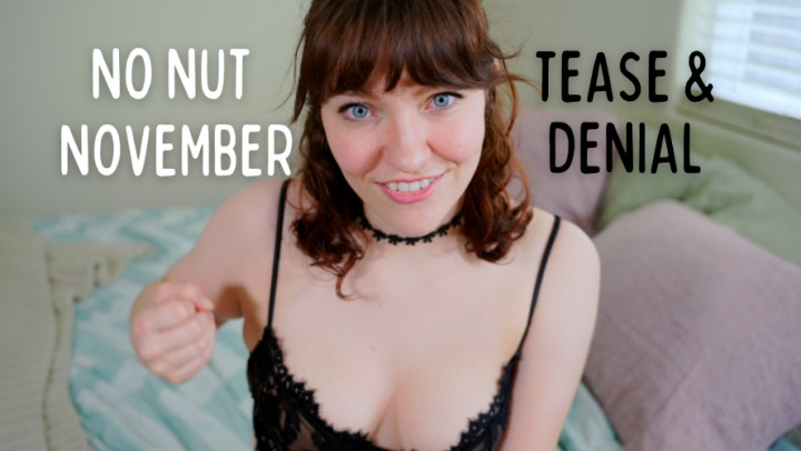 No Nut November Tease & Denial JOI