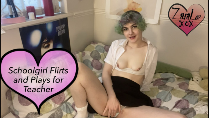 Schoolgirl Flirts And Plays For Teacher - Mar 11, 2022