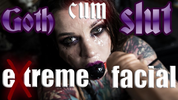 Sabiendemonia Goth Cum Slut Extreme Facial
