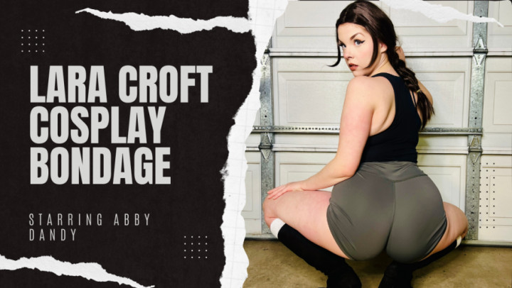 Lara Croft Cosplay Bondage Treasure Hunt