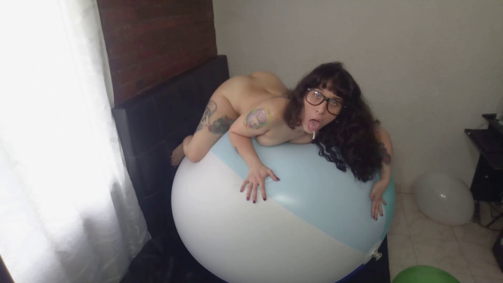 NERDY GIRL TRIES A VERY BIG BEACHBALL - November 13, 2024