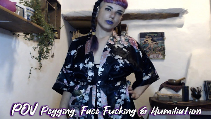 POV PEGGING, FACEFUCKING AND HUMILIATION