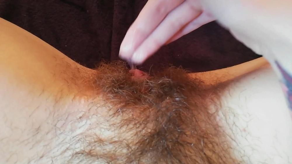 Cuteblonde666 Big Clit Hairy Pussy Grool Play