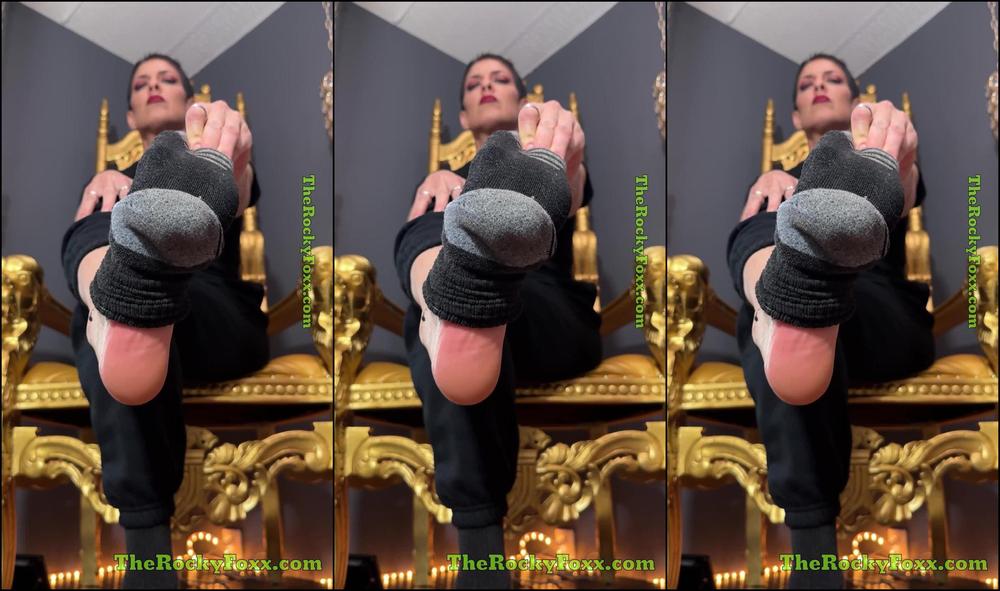 The Rocky Foxx - Goddess Rocky Foxx Lets You Sniff Her Dirty Smelly Leather Boots After A Long Hot Day