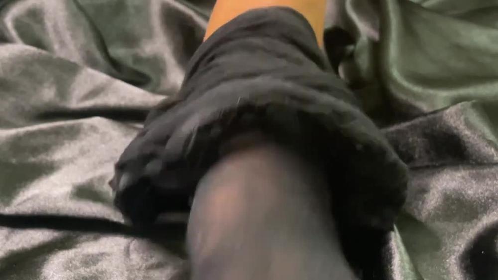 White Heels Black Nylons Fantasy