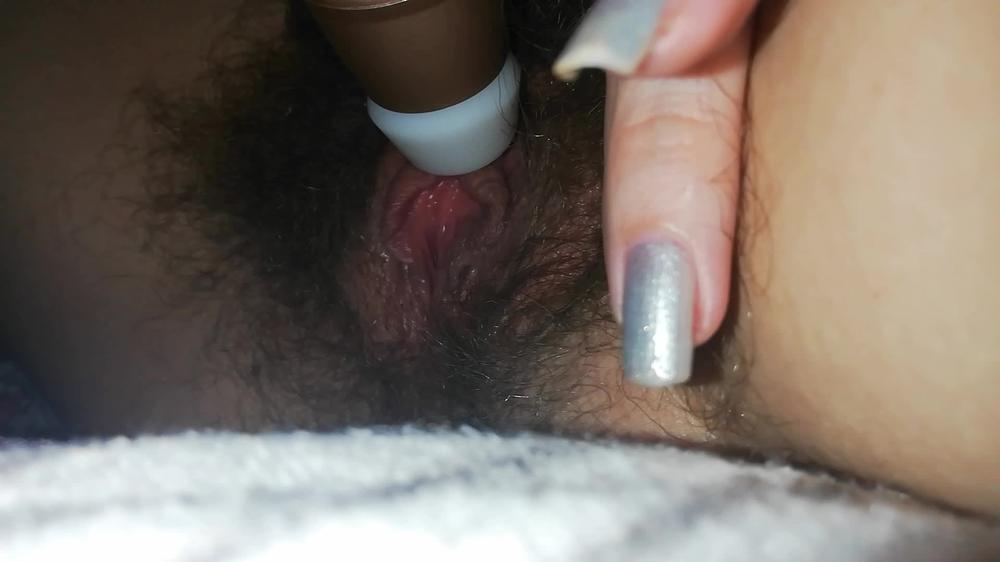 Cuteblonde666 Hairy Pussy Cumming In The Dark