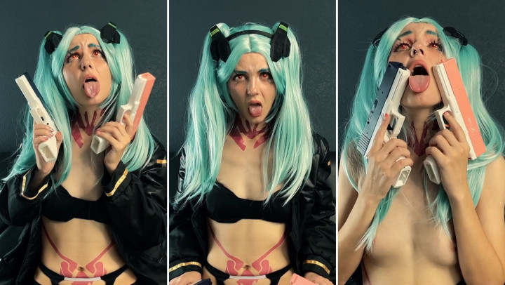 Rebecca Edgerunners Cosplay - Silly Ahegao Face - Jul 30, 2023