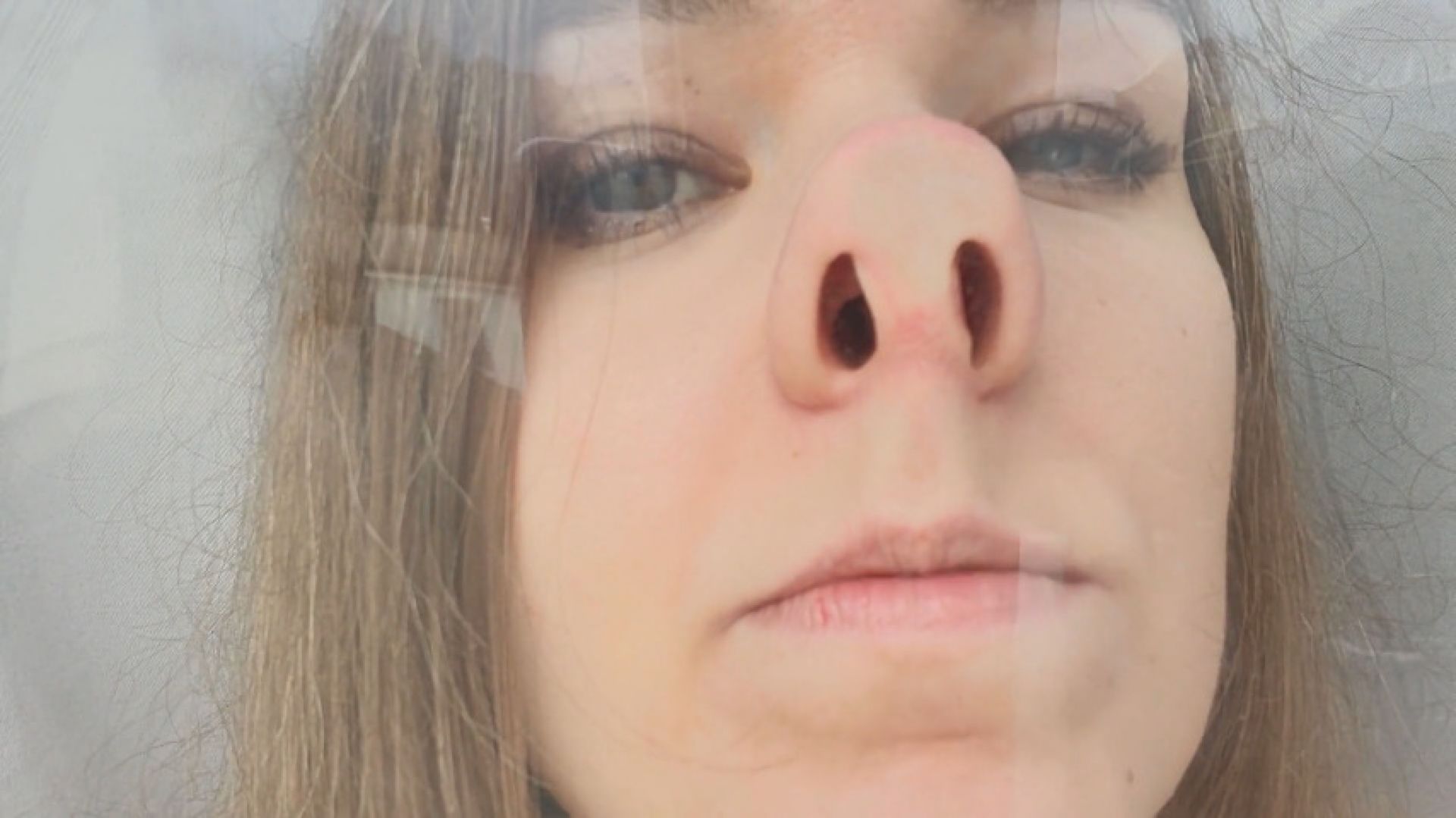 Nose, Lips Against Glass & Silly Faces