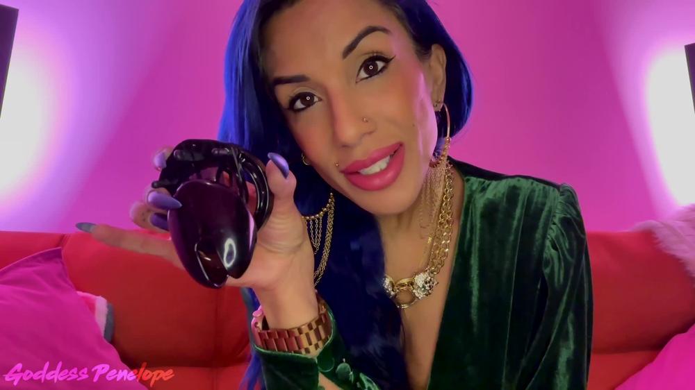 Goddess Penelope Fetish Queen - Chastity Is For Life, Not Just For Christmas