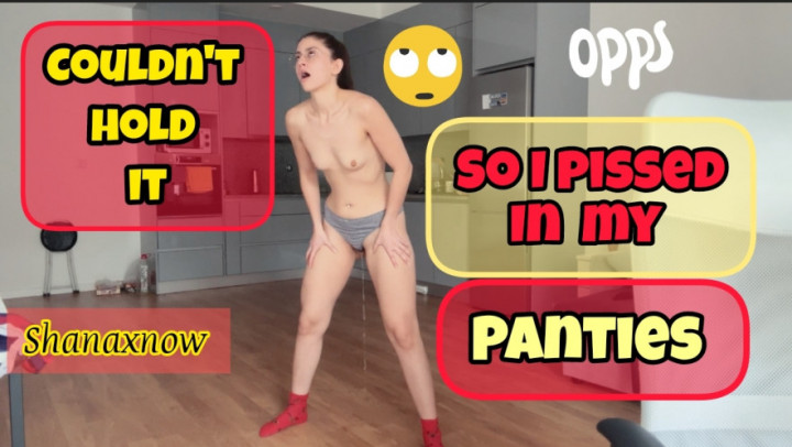 WATERFALL OF PISS COULDN'T HOLD IT ANYMORE PANTIES SOAKED