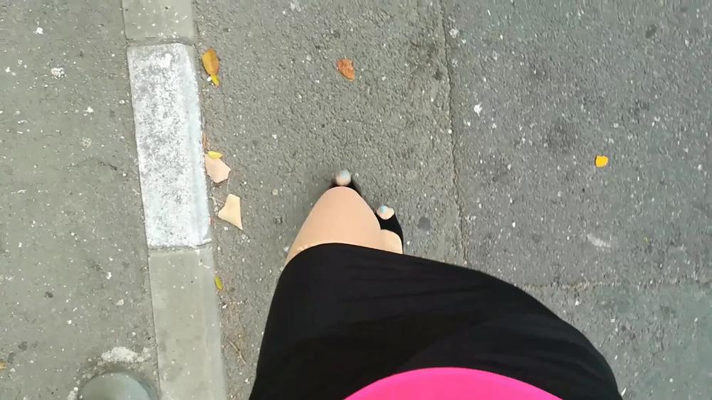 Kinkyporncpl Outdoor High Heels Fetish And Up Skirt