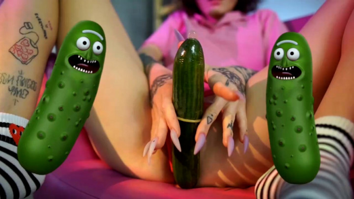 cucumber in my cunt