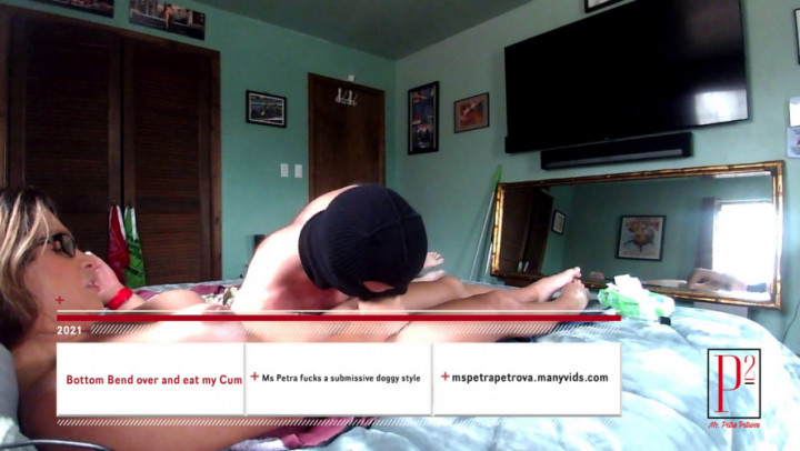 Bottom Bend over and eat my Cum