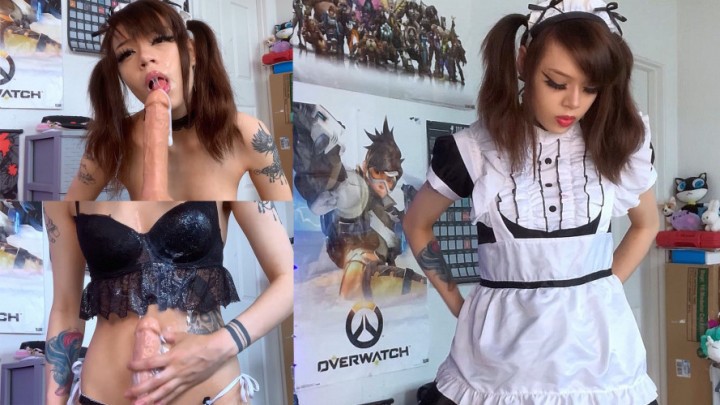 Korpsekitten Maid Double Cumshot Pov