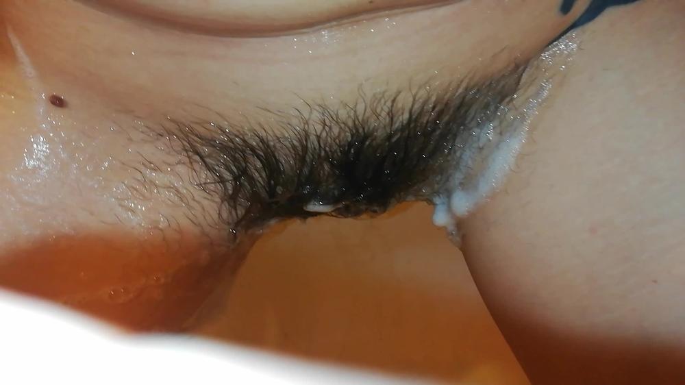 Cuteblonde666 Washing My Extreme Hairy Cunt