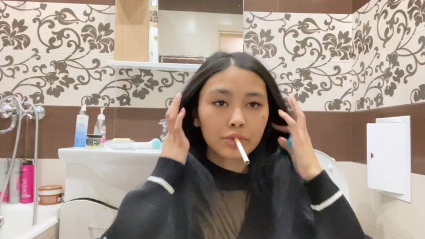 Having a smoke - June 18, 2021