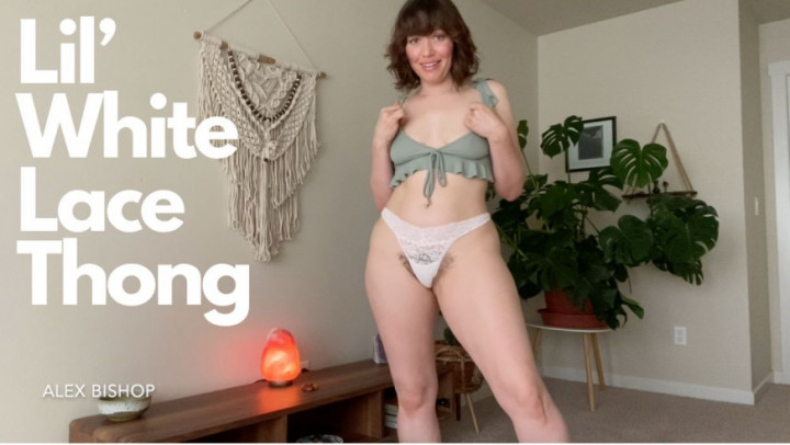 Lil White Lace Thong - September 18, 2023