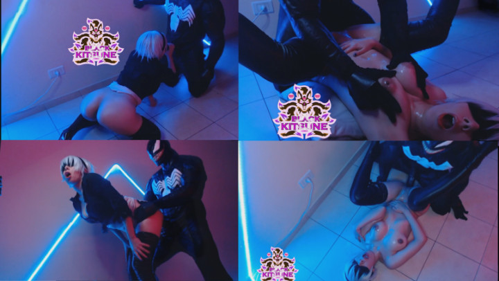 Venom vs 2B :Blowjob and Hard Fuck