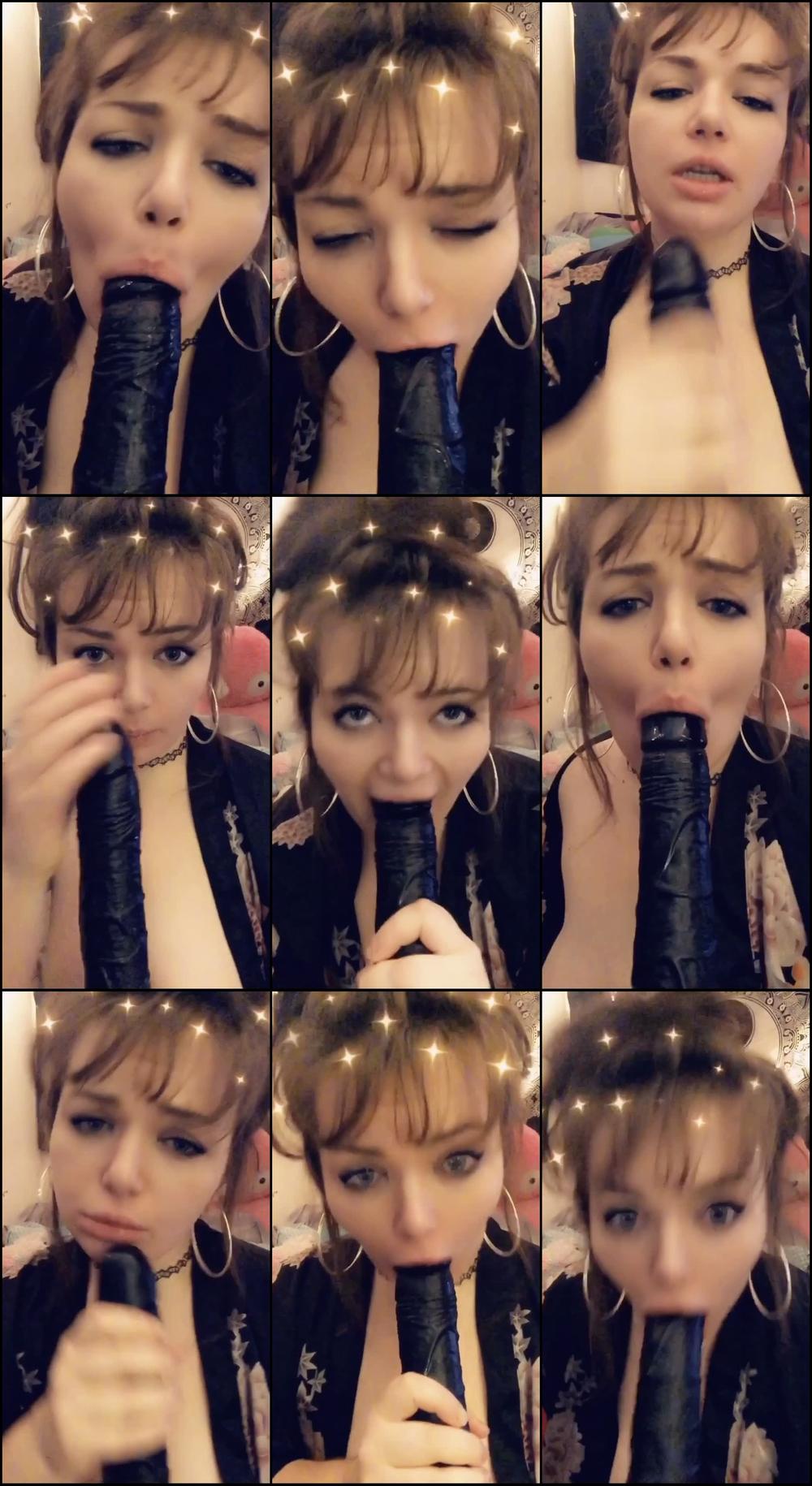 Deepthroat JOI on a BBC