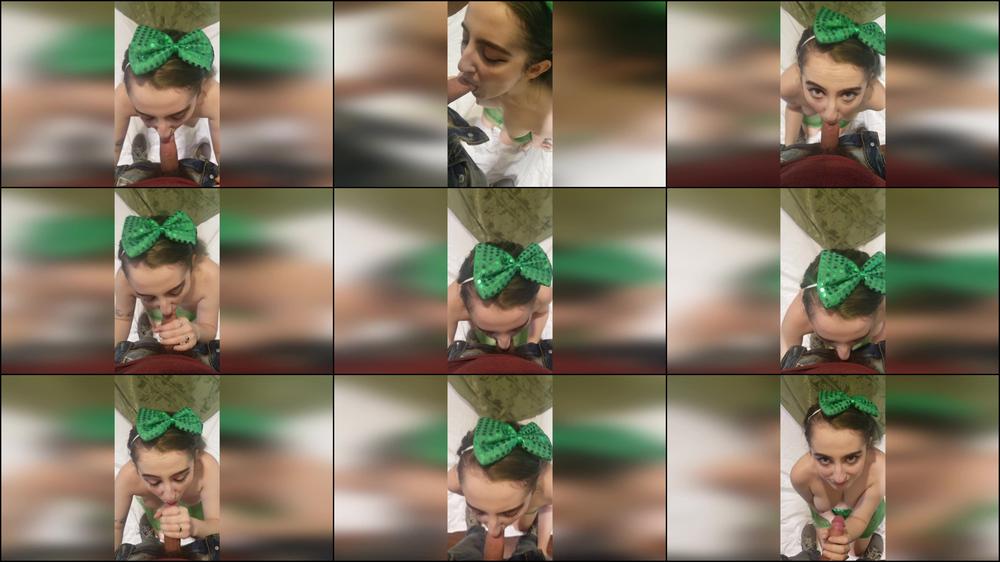 LittleBunnyB and Her St. Patrick Suck - Mar 17, 2022