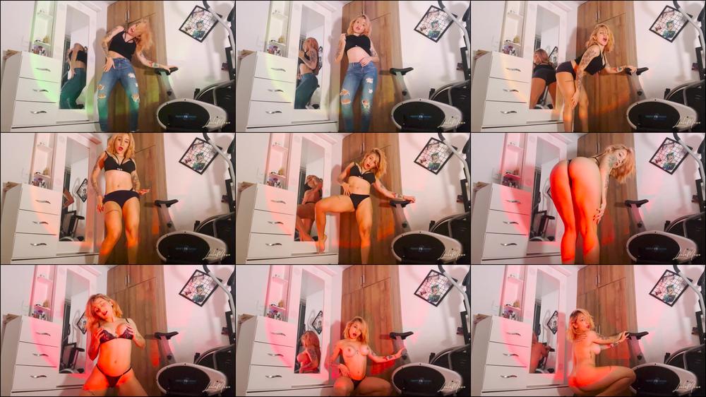 Take off all my clothes, slutty dance