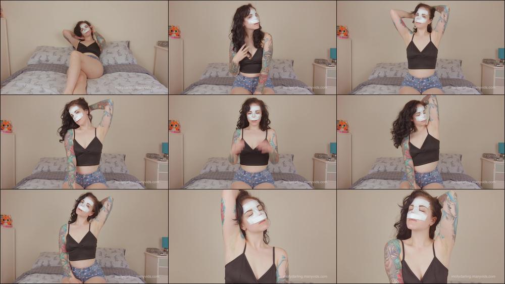 Molly Breaks Her Nose Bandage Fetish