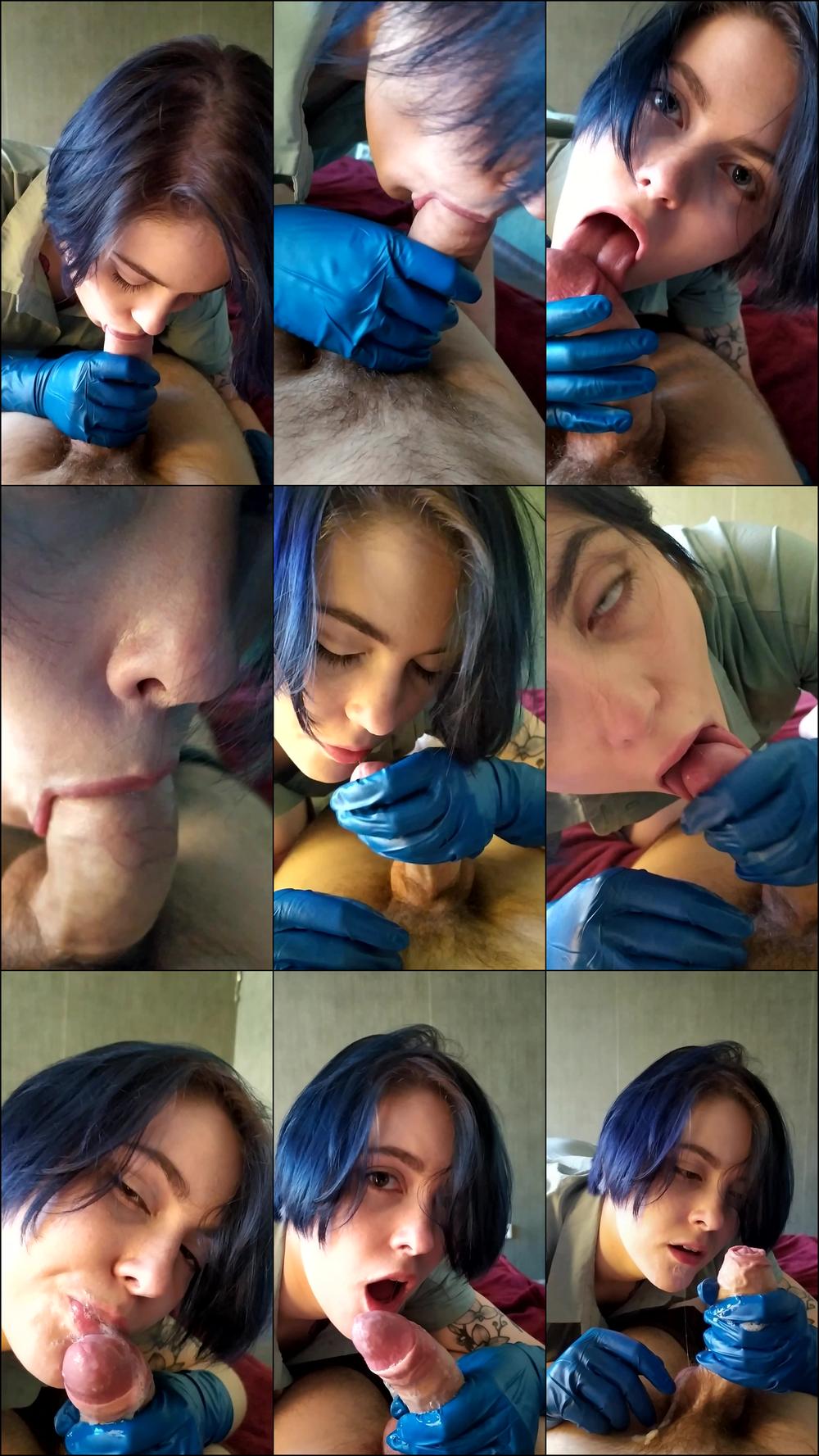 Just A Quick Blowjob From A Dirty Nurse