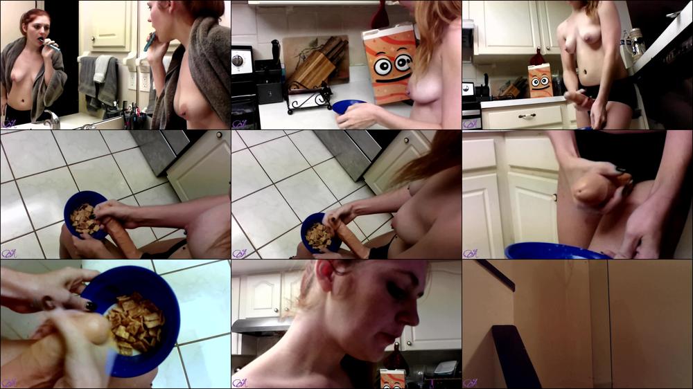 Futanari Fantasies: Cumming On My Cereal
