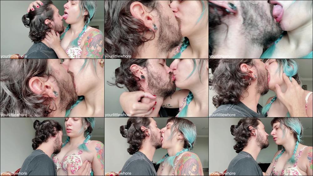 Face Licking And Tongue Kissing