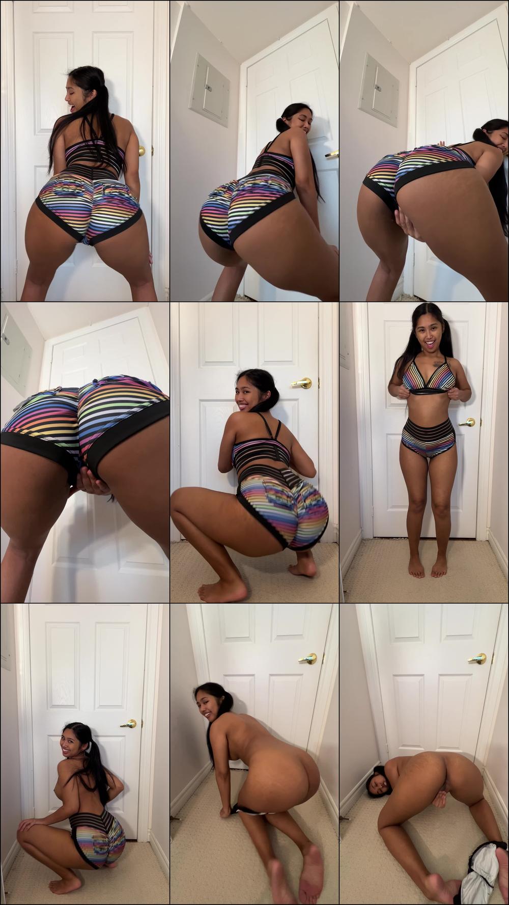Thick Asian Twerking in Slutty Outfit - May 29, 2022