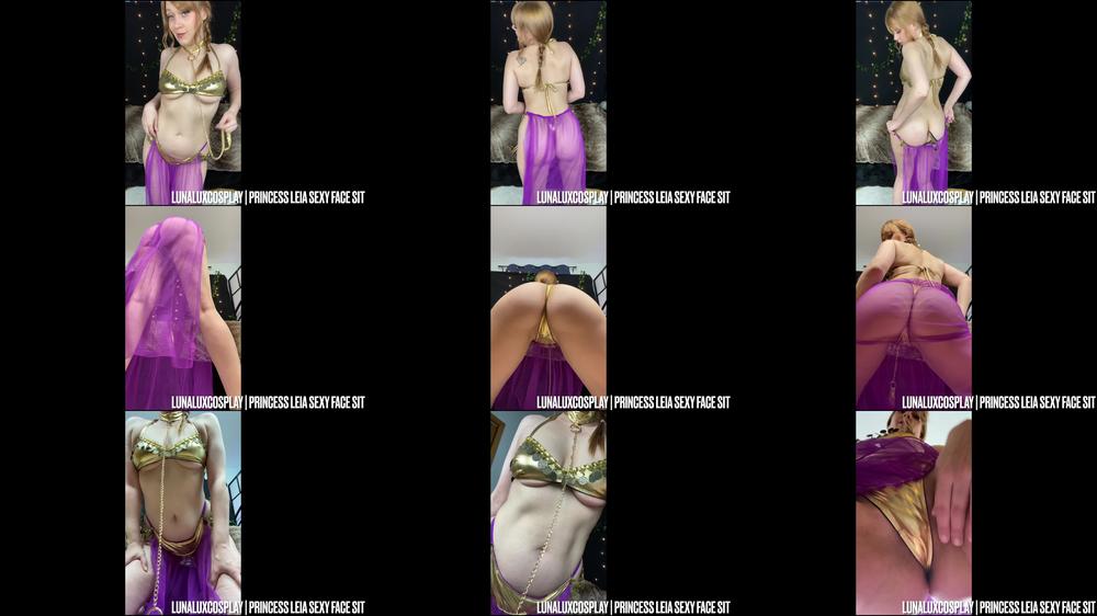 Princess Leia Dance and Face Sitting