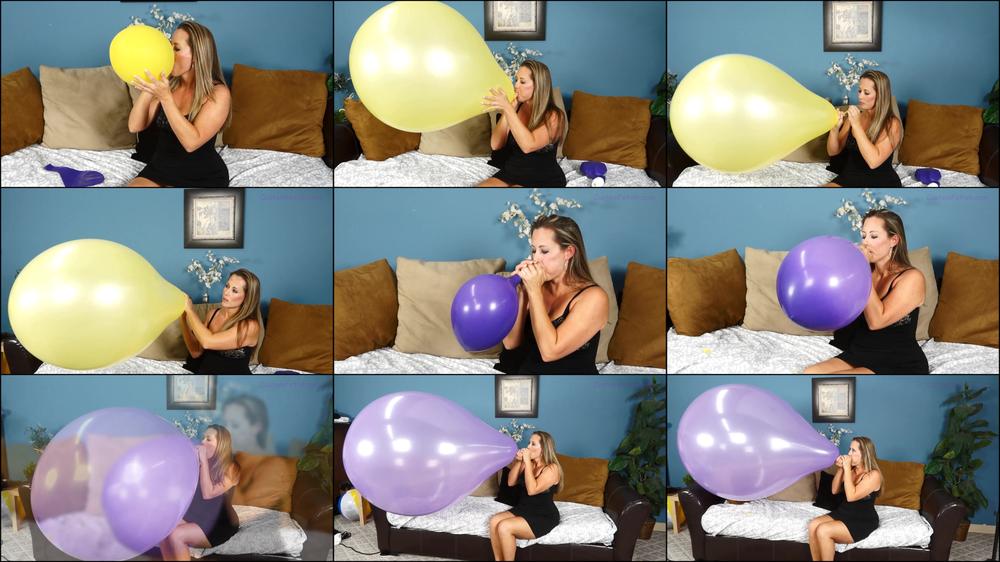 Amy Ball's 30" and 36" Blow to Pop