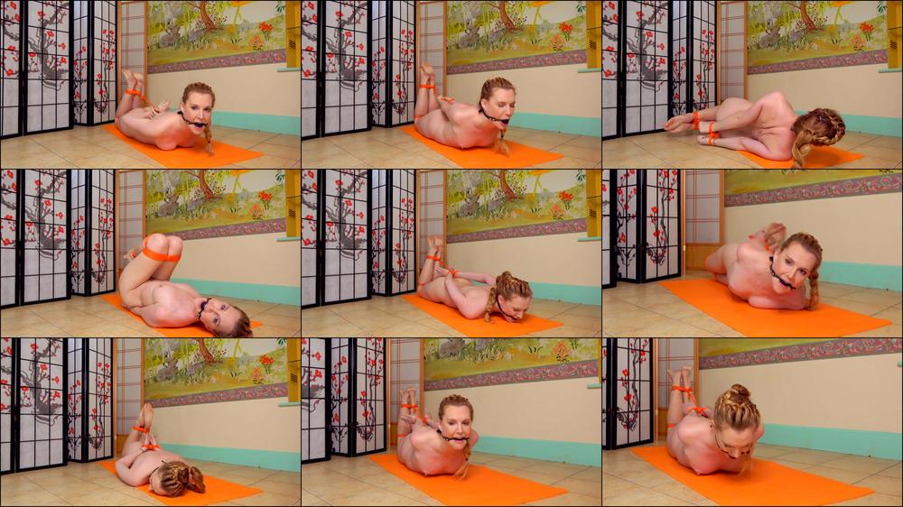 Ariel Anderssen Orange Nude Hogtie