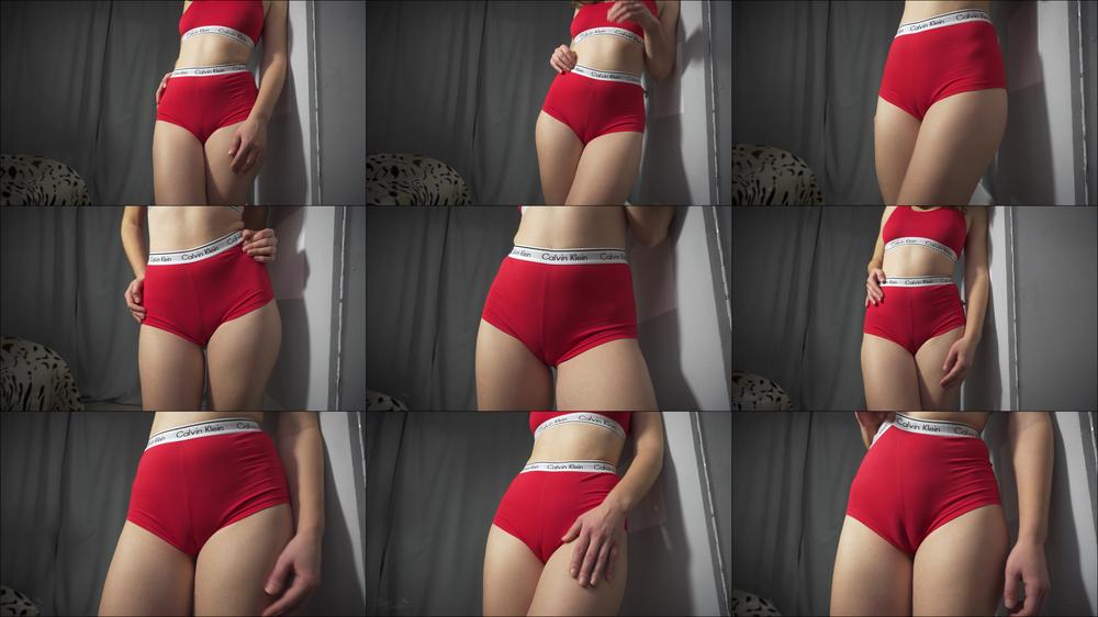 Teen Amateur In Calvins Teasing Her Sexy Cameltoe