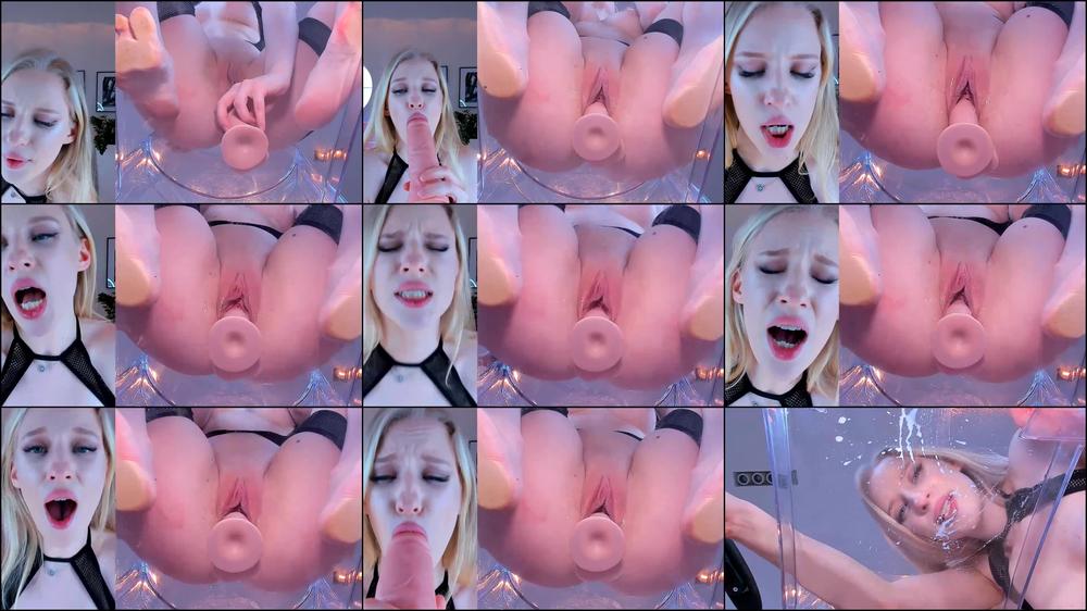 Riding dildo+ deep BJ+facail+ clean off - February 20, 2022
