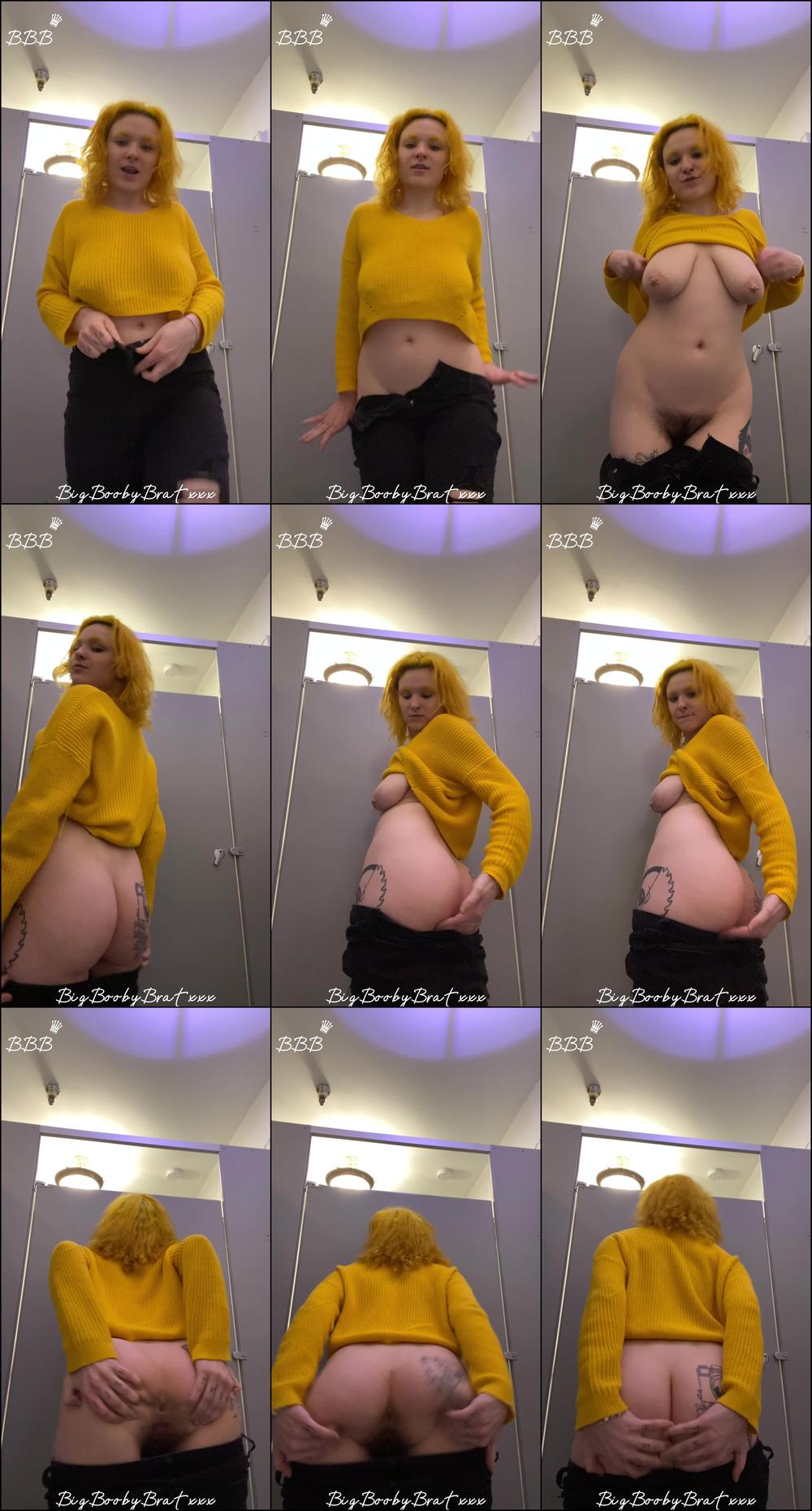 NYE Public Bathroom Strip Tease