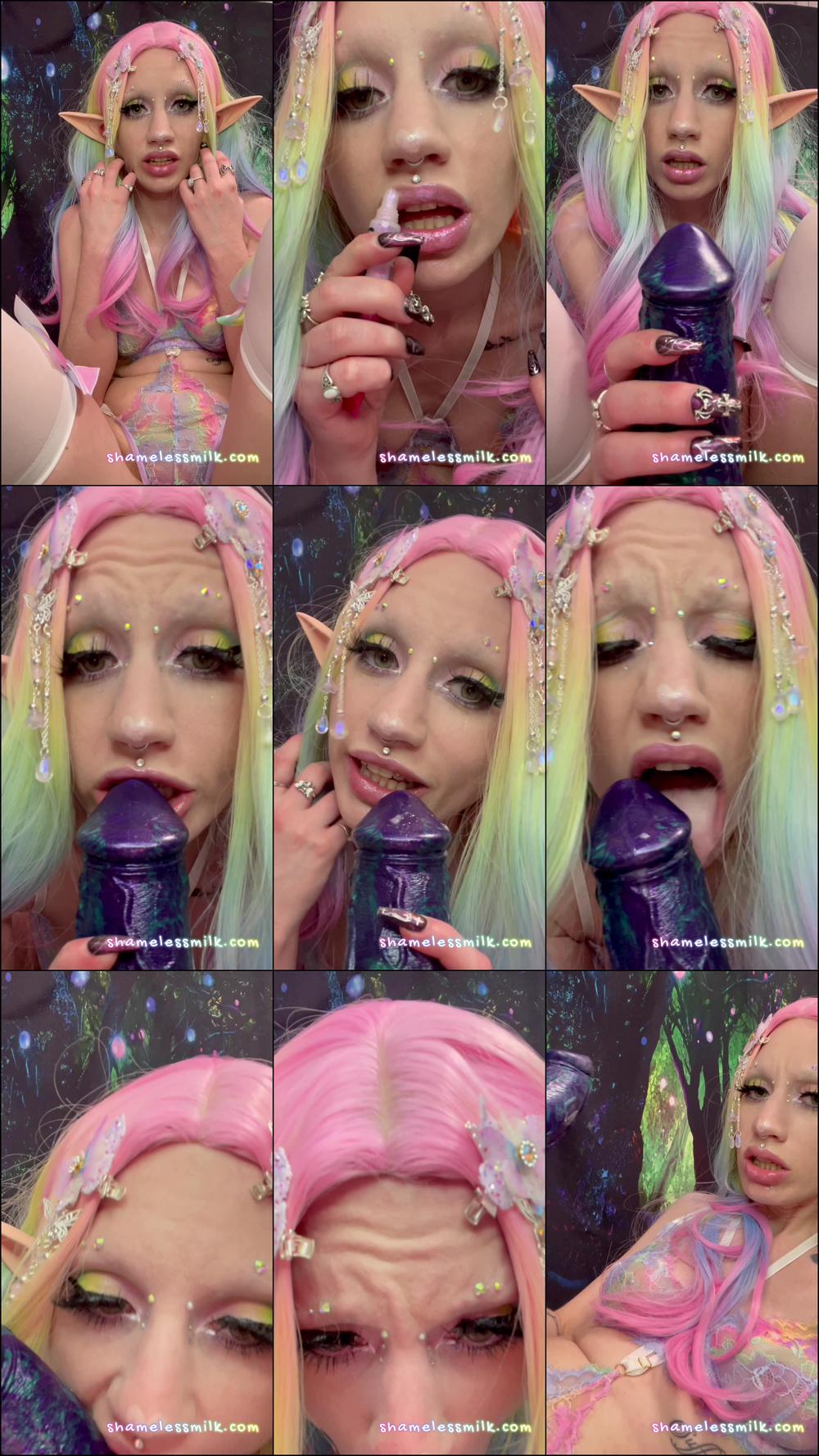 Virgin Elf Summoned to Give the Dragon King a Blowjob