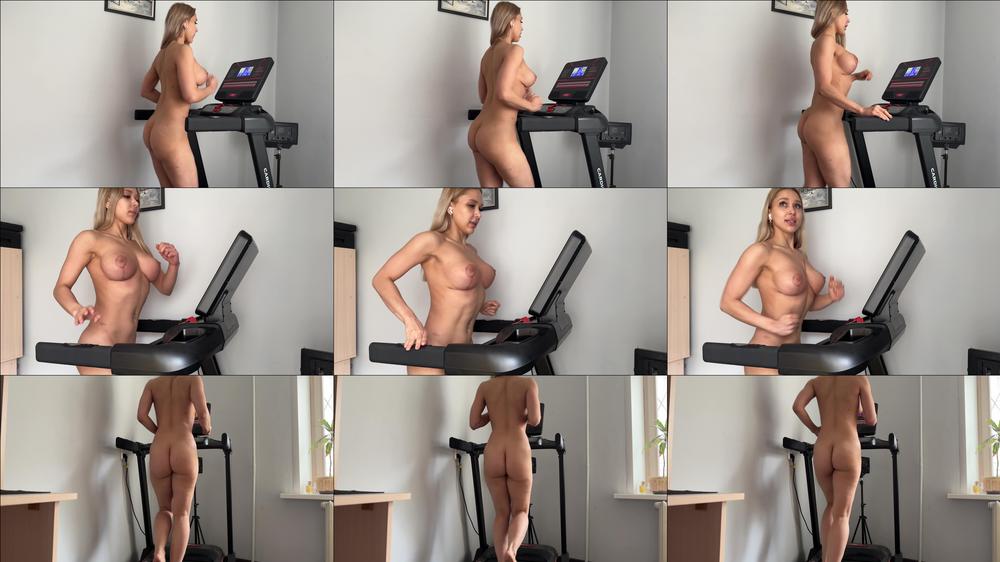 Nude treadmill running - September 30, 2024