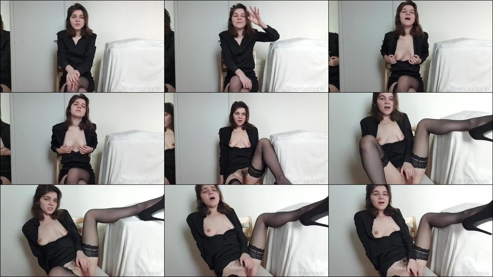 Sexy Secretary Masturbating