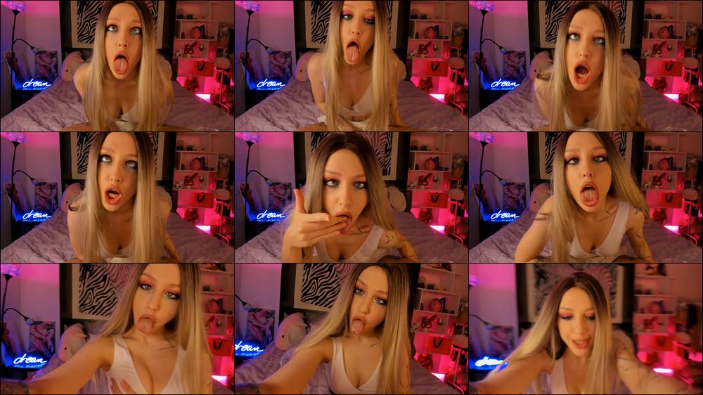 ahegao by Barbie with sucking fingers - Feb 6, 2022