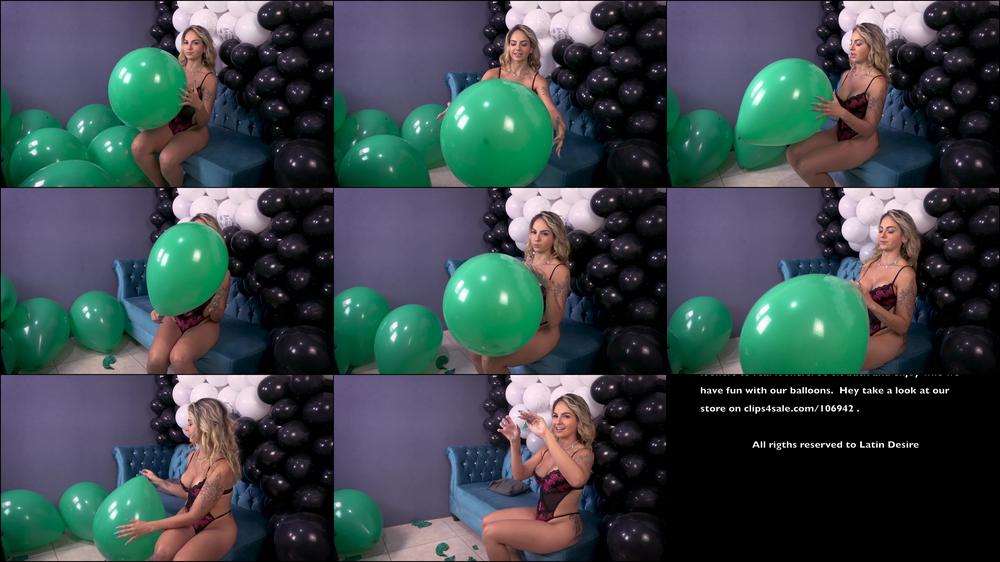 Latindesirec4S Nail Pop Tease Green Balloons By Lara