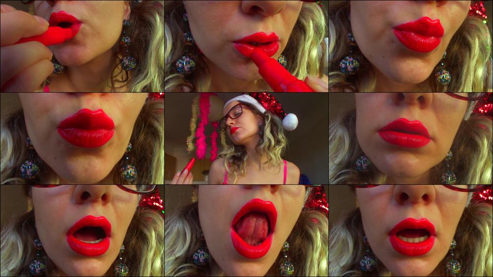 RED Lipstick SANTA Mesmer JOI