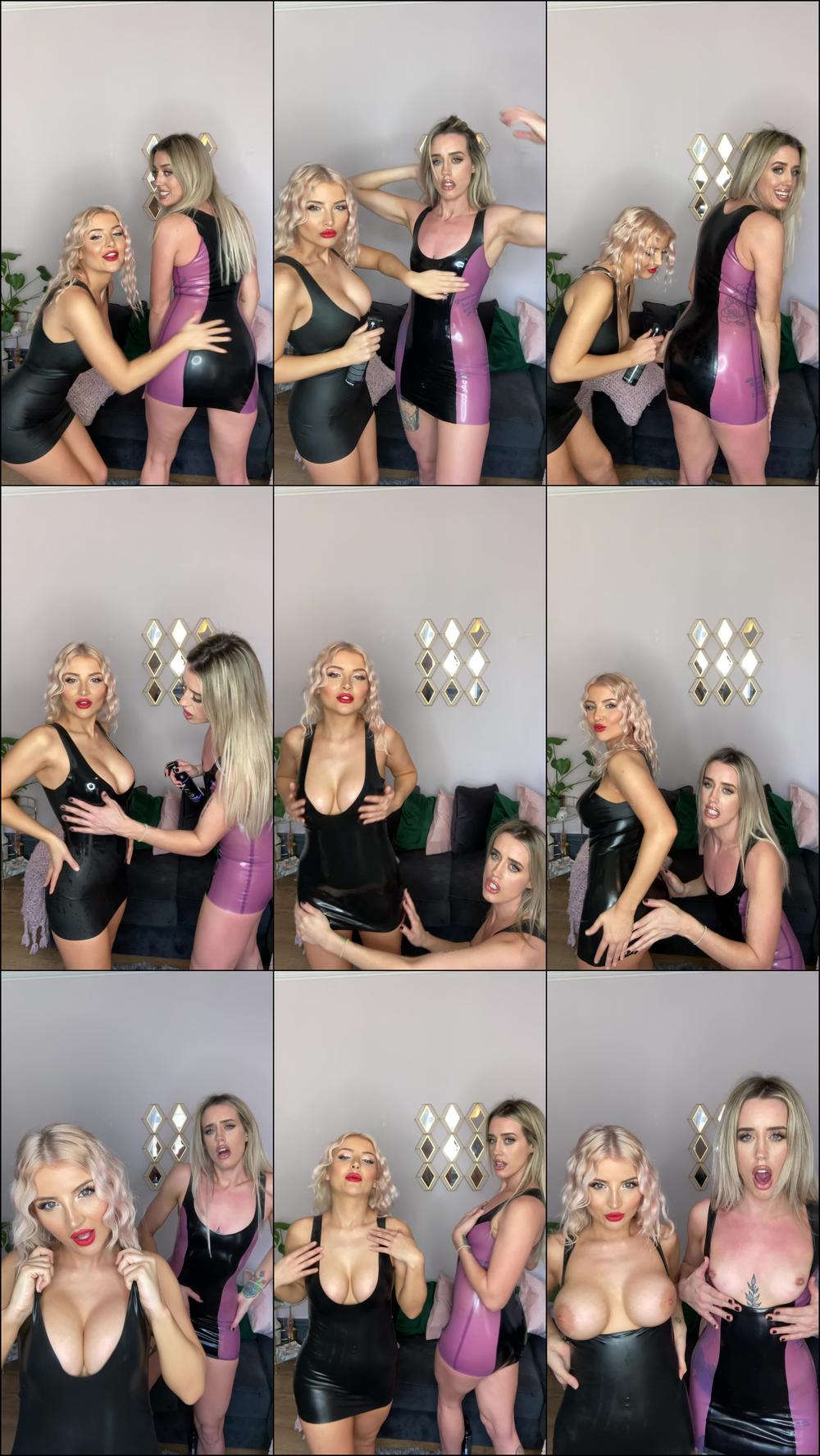 Latex worship and shining with Jessica