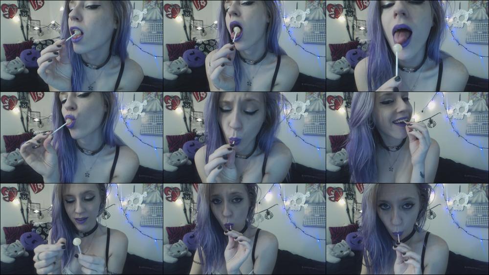 Sucking a Lollipop