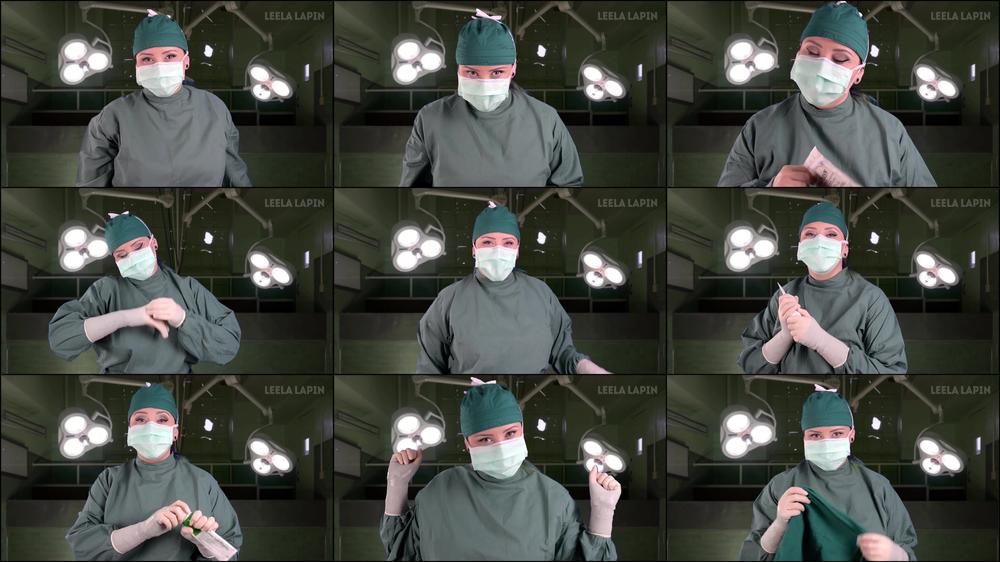 Leela Lapin is a Sensual Surgeon in Gloved OR JOI