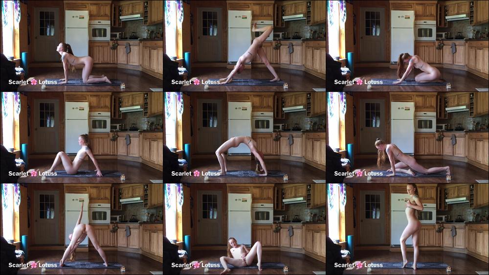 Sensual Nude Yoga Squirting And Spanks